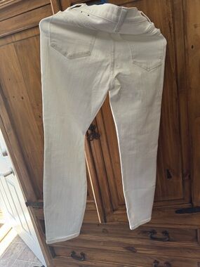 J. Crew White Cropped Ankle Jeans